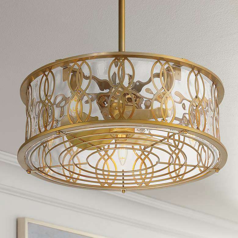 Image 1 24" Savoy House Snowden Burnished Brass LED Fandelier