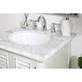 5_24 Inch Single Bathroom Vanity In Antique White more views
