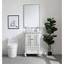 7_24 Inch Single Bathroom Vanity In Antique White more views