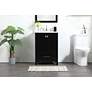 Thumbnail3 of 24 Inch Single Bathroom Vanity In Black more views