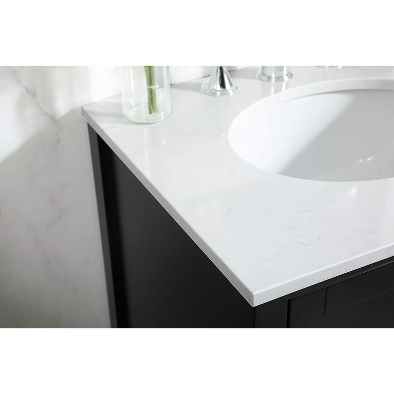 Image 7 24 Inch Single Bathroom Vanity In Black more views