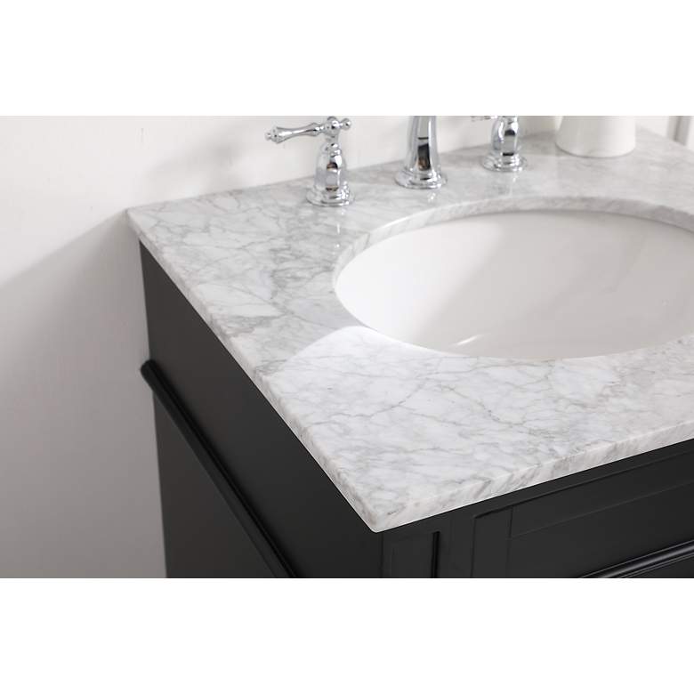 Image 6 24 Inch Single Bathroom Vanity In Black more views