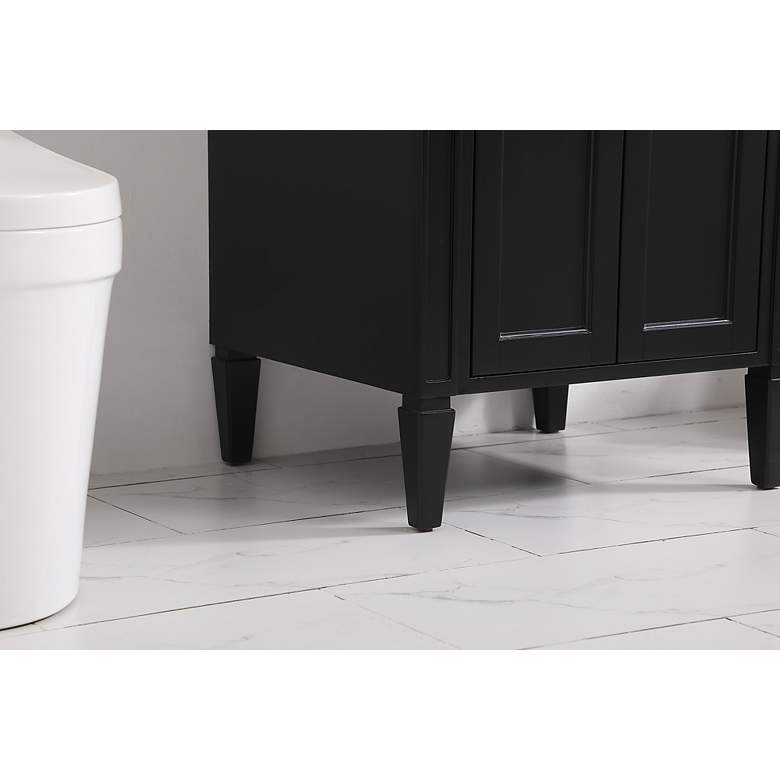 Image 7 24 Inch Single Bathroom Vanity In Black more views