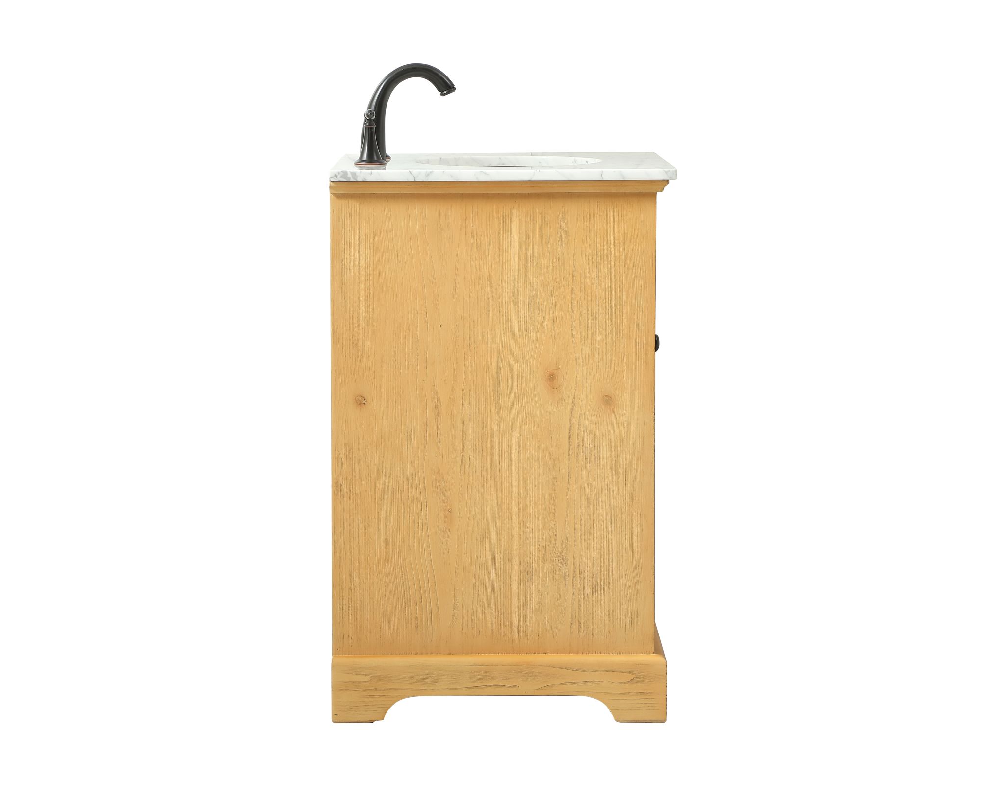 24 Inch Single Bathroom Vanity In Natural Wood