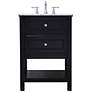 2_24 Inch Single Bathroom Vanity Set In Black