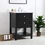3_24 Inch Single Bathroom Vanity Set In Black more views