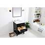 6_24 Inch Single Bathroom Vanity Set In Black more views