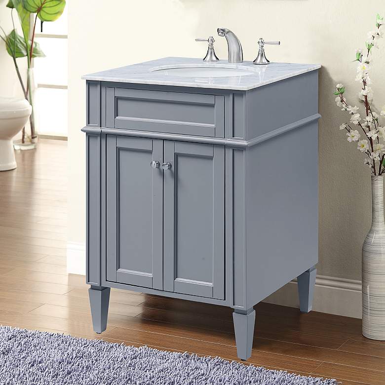 Image 1 24 Inch Single Bathroom Vanity
