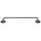 24" Wide Venetian Collection Pewter Towel Bar