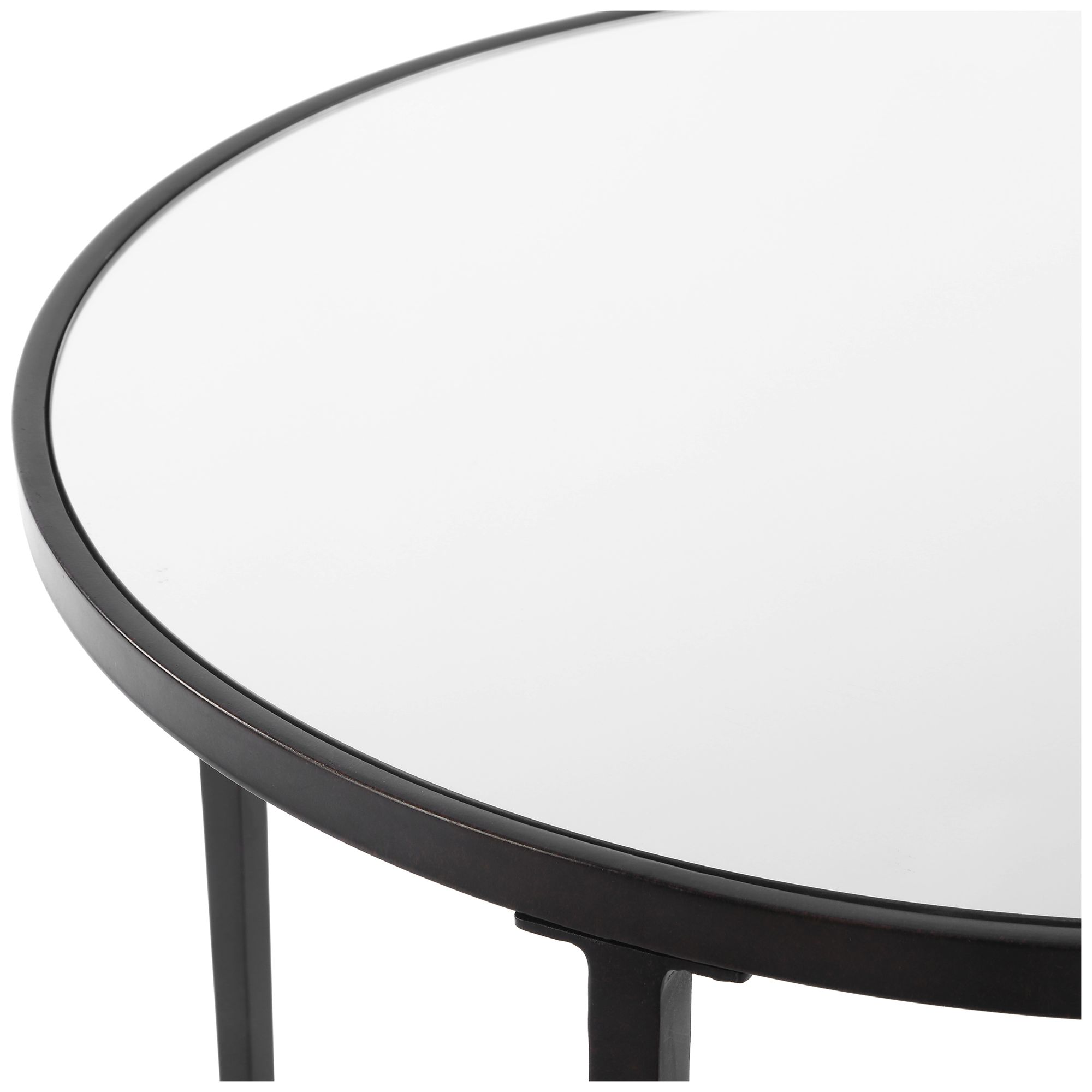 Image 6 24" Wide x 24" High Black End Table more views