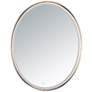 1_24" x 30" Oval LED Mirror