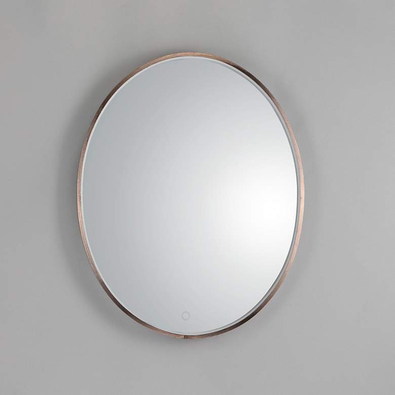 Image 2 24" x 30" Oval LED Mirror more views