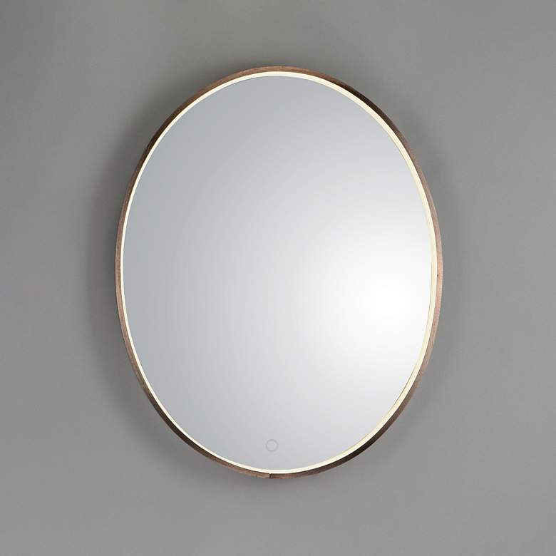 Image 3 24" x 30" Oval LED Mirror more views