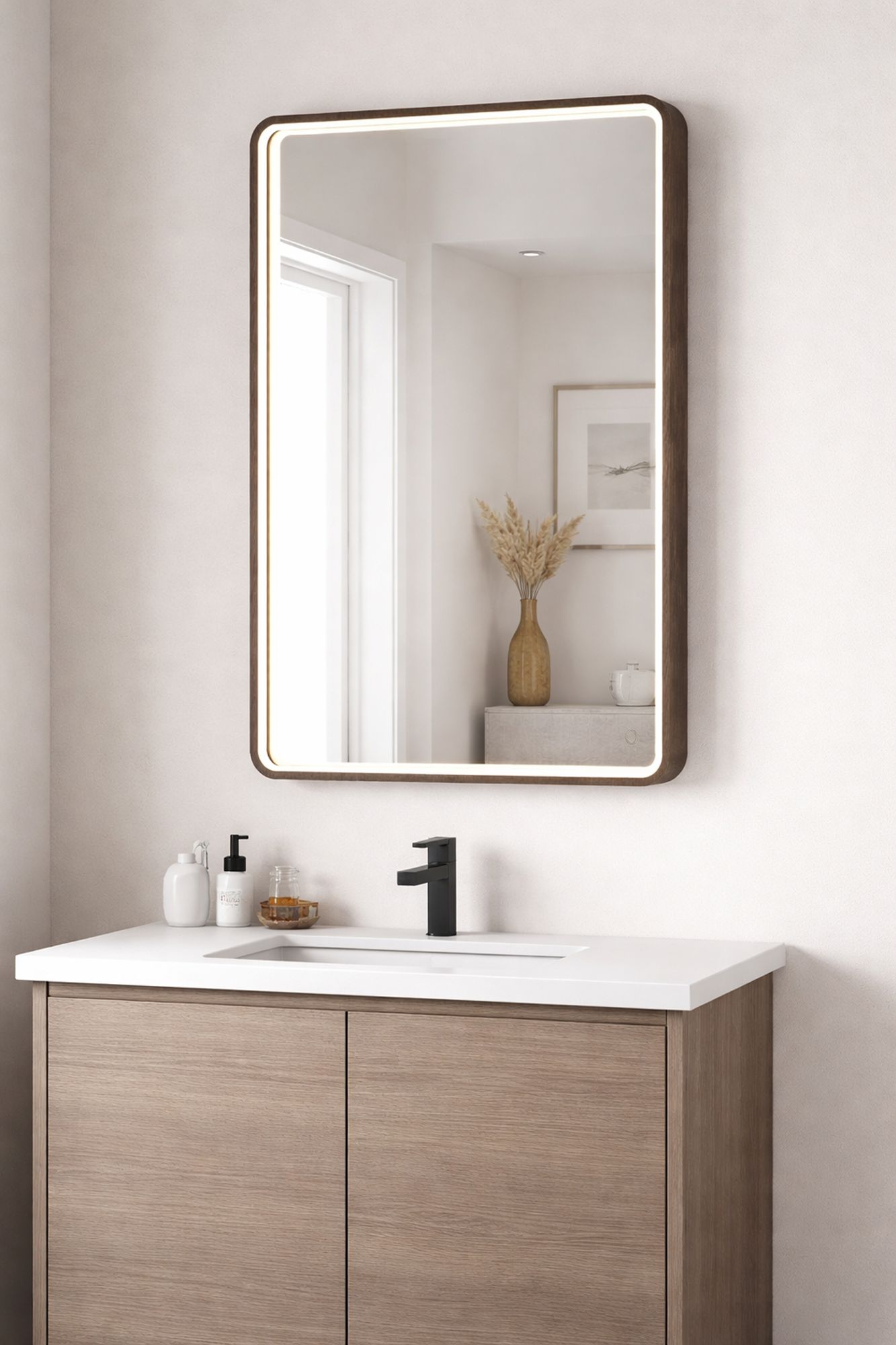 24" x 31.5" Rectangular LED Mirror