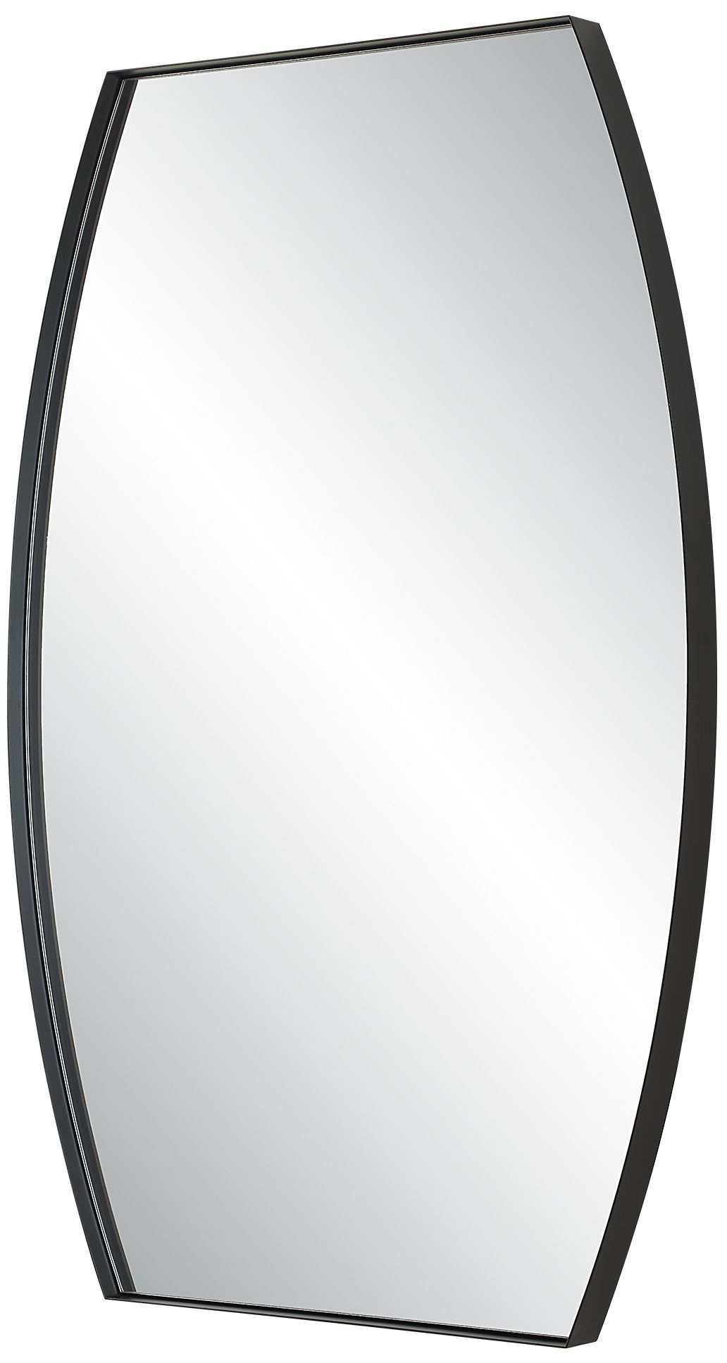 Image 3 24" x 36" Matte Black Wall Mirror more views