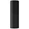 24"H Closed Top Gloss Black/White Really Big Tube ADA Outdoor LED Scon