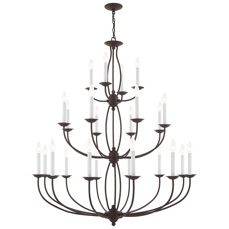 Image 1 24 Light Bronze Chandelier