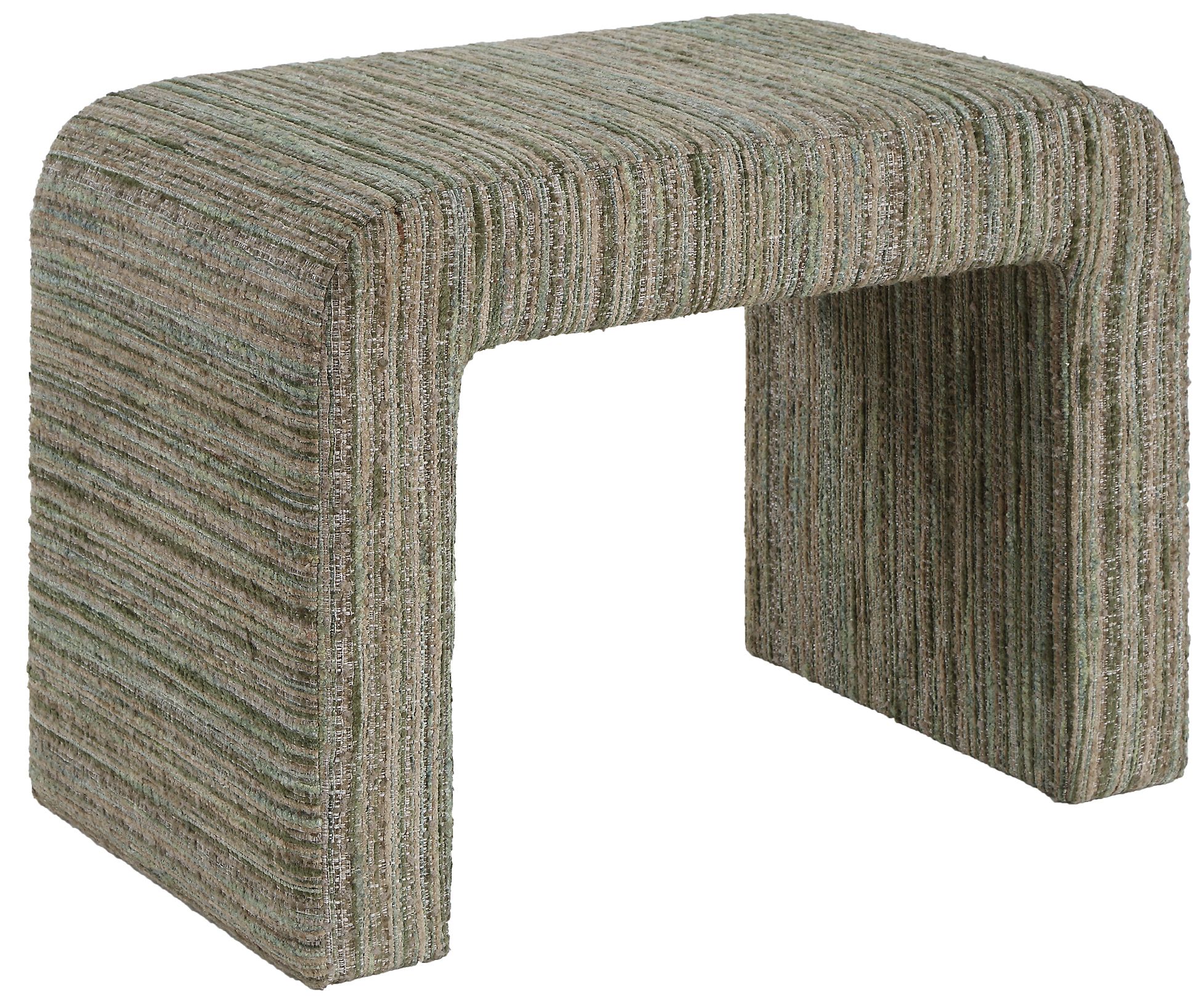 Image 2 24" Wide Green Fabric Bench more views
