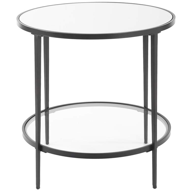 Image 2 24" Wide x 24" High Black End Table