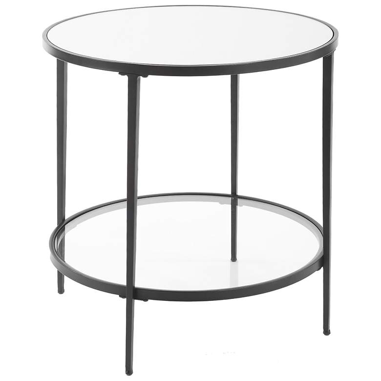 Image 4 24" Wide x 24" High Black End Table more views