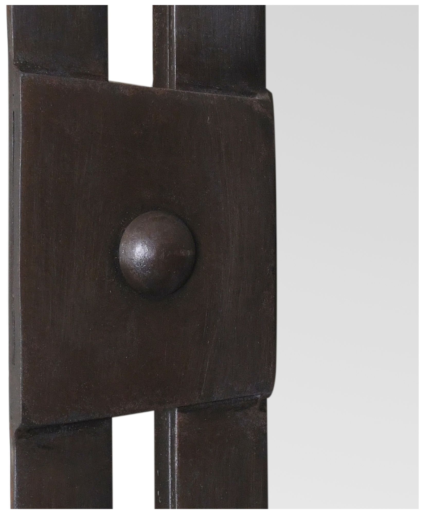 Image 4 24" x 36" Distressed Gunmetal Wall Mirror more views