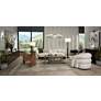 1_Possini Euro Avante Curved Arc 15.25" High LED Accent Table Lamp in scene