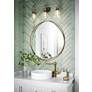 1_360 Lighting Burke 28" Wide Black and Brass Bath Light in scene