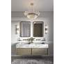 1_Andi Gold and Black 24" x 38" Rectangular Wall Mirrors Set of 2 in scene