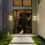1_Abba Lumenos 20" High Black LED Modern Landscape Path Light in scene