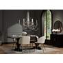 1_Uttermost Inverness 40"W Dark Ebony Wood 2-Door Gold Cabinet in scene