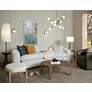 1_Possini Euro Bradley 27" High Marble and Brass Modern Table Lamp in scene