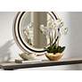 1_Cape Cod Black and Gold 31 1/2" Round Wall Mirrors Set of 2 in scene