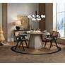 Thumbnail1 of Possini Euro Davina 34 1/2" Wide Black 18-Light LED Sputnik Chandelier in scene