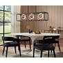 2_Possini Euro Christy 35 1/2" Black Gold 3-Light LED Island Pendant in scene