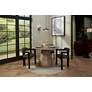 2_Possini Euro Piaza 12 1/4" Wide Black and Gold Pendant Light in scene