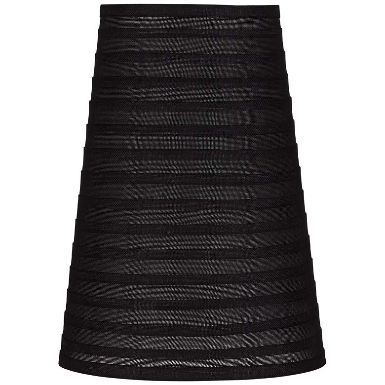Image 1 24D13 - 7.5x11.5x15.5 inchH Non-Iridescent Black Organza Fabric