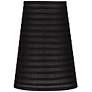 24D13 - 7.5x11.5x15.5"H Non-Iridescent Black Organza Fabric