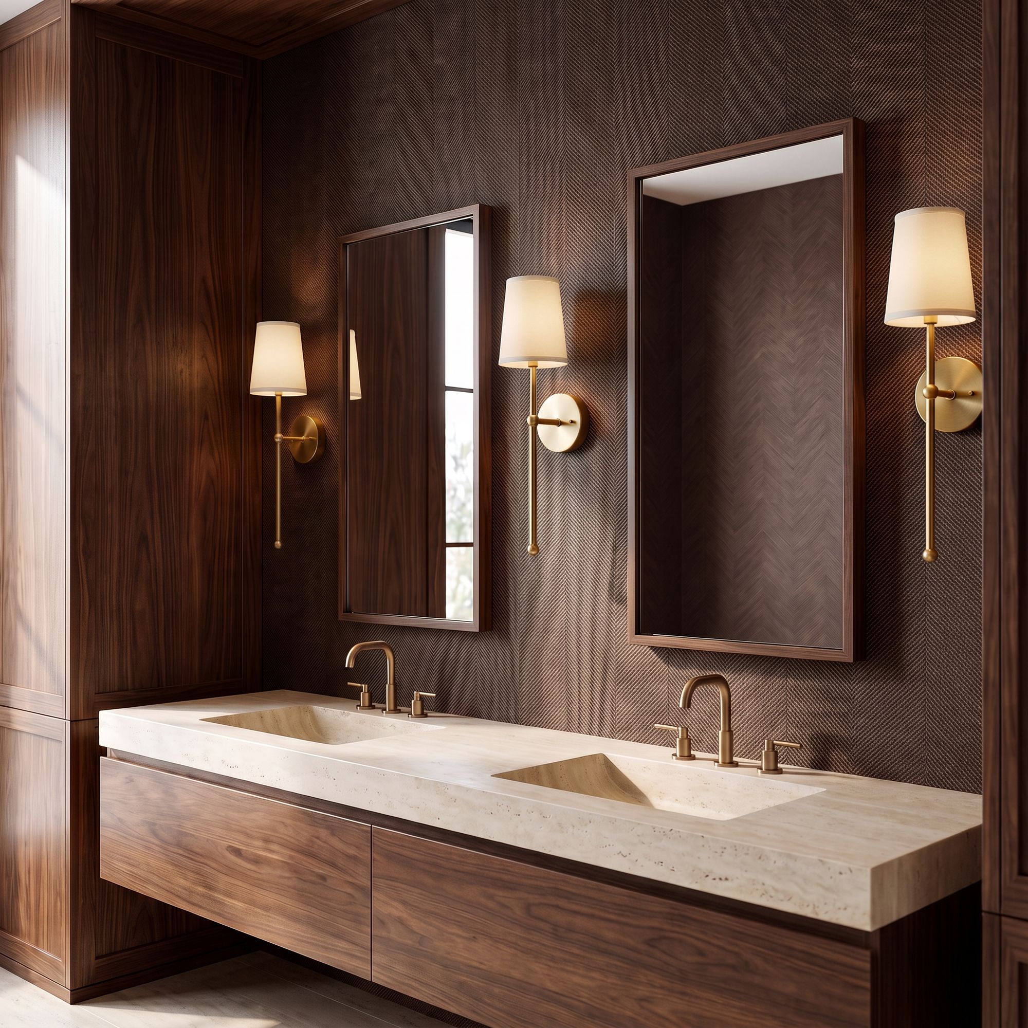 Watch A Video About the Possini Euro Elena Warm Brass Wall Sconce