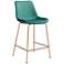24x20.5x38.6 Tony Counter Chair Green