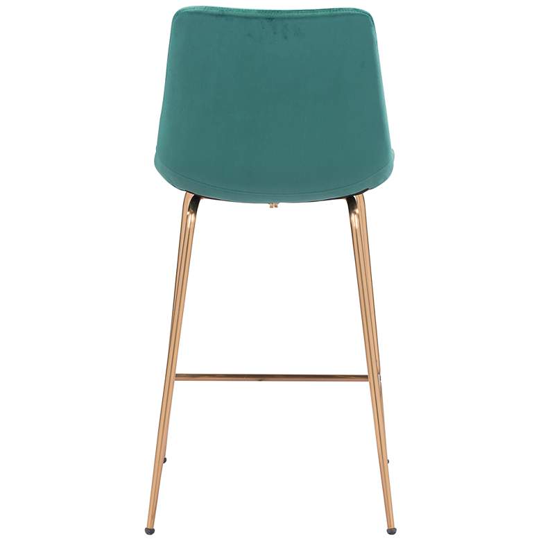 Image 6 24x20.5x38.6 Tony Counter Chair Green more views