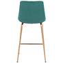 24x20.5x38.6 Tony Counter Chair Green