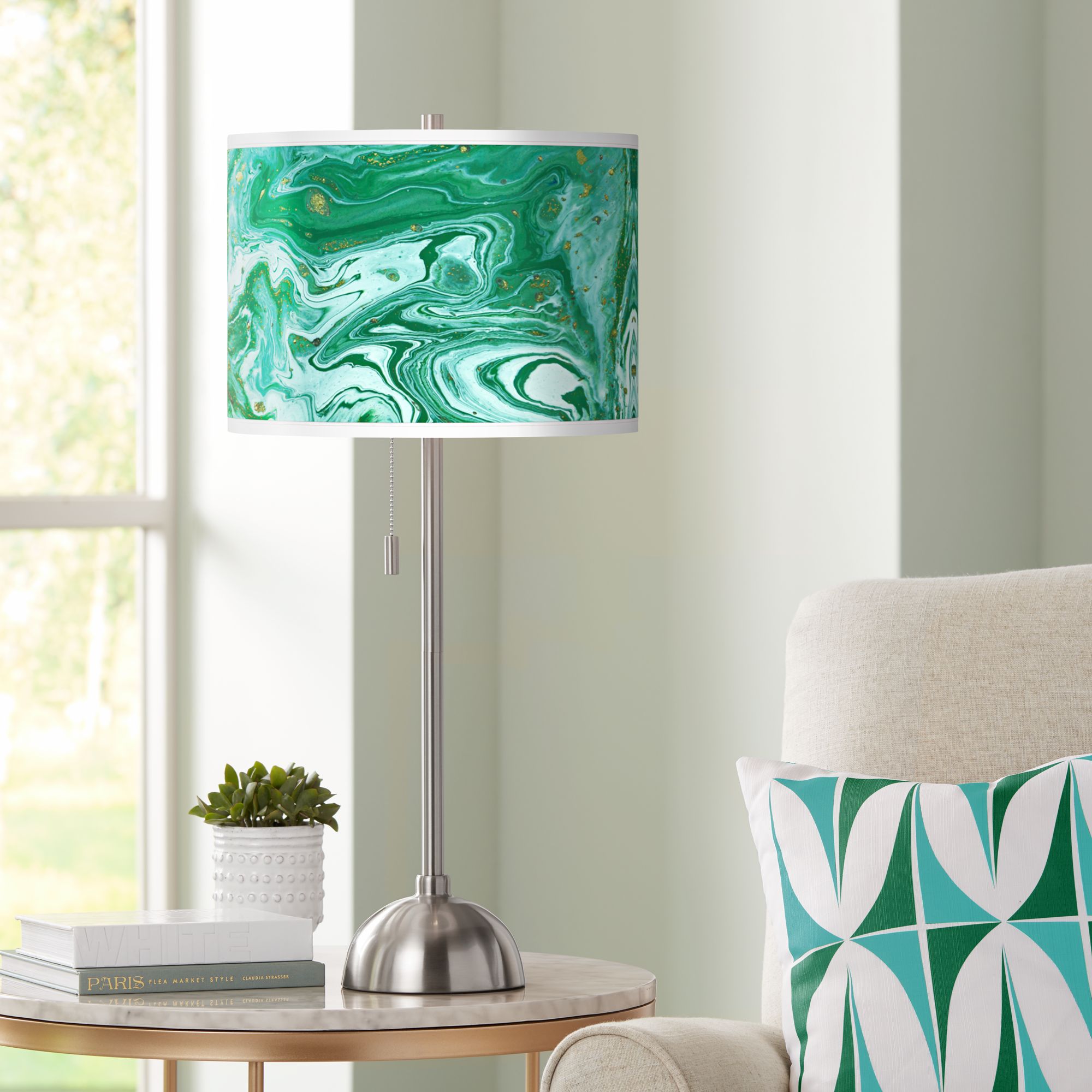 Green, Contemporary, Table Lamps Page 8 Lamps Plus