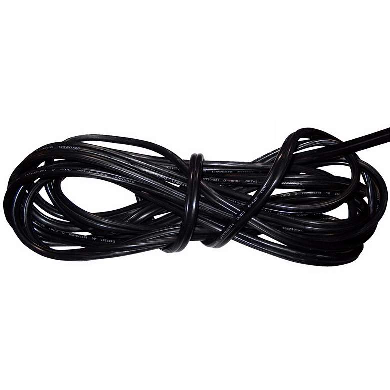 Image 1 25-Foot Long 12 Gauge Landscape Light Cable for Low Voltage Systems