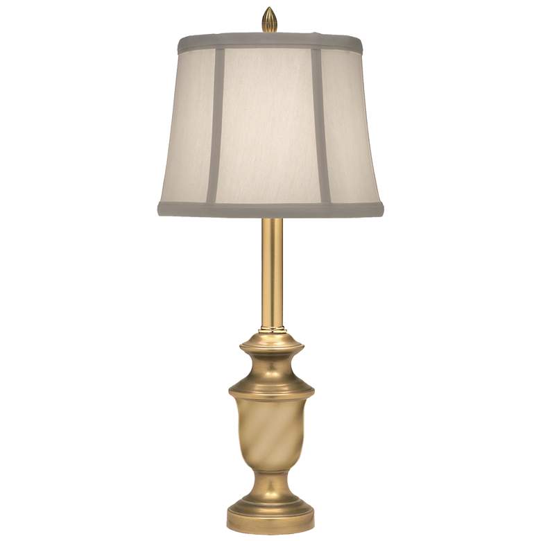 Image 1 25" H Artisan Brass Buffet Lamp