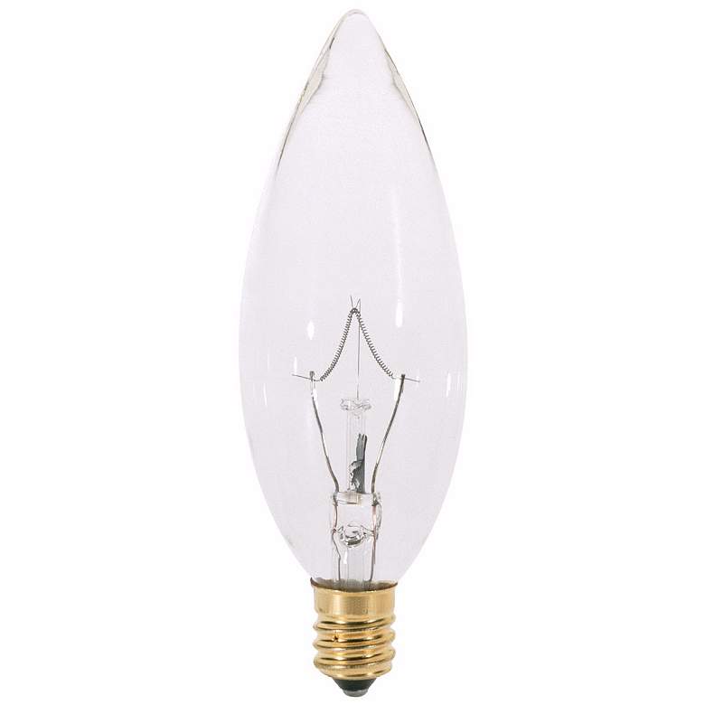 Image 1 25 Watt Candelabra Torpedo Light Bulb