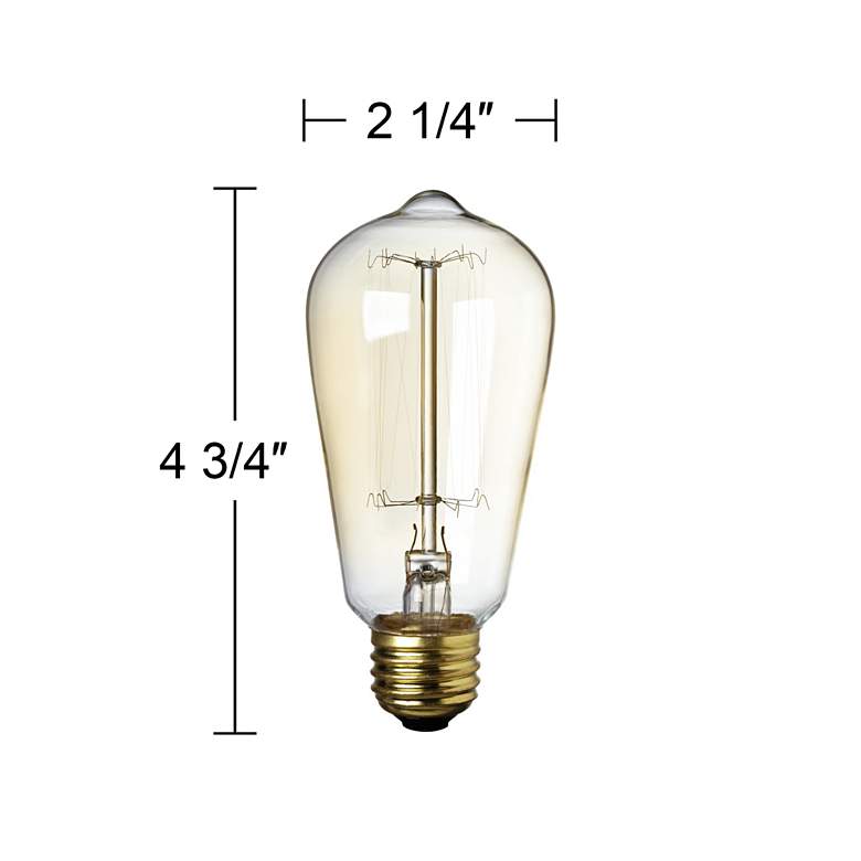 Image 2 25 Watt Edison Style Decorative Light Bulb more views
