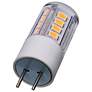 1_25 Watt Equivalent Satco Clear 3W LED Dimmable GY6.35 Bulb
