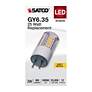 2_25 Watt Equivalent Satco Clear 3W LED Dimmable GY6.35 Bulb more views