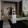 2_John Timberland Westmont 15 3/4" High Sand Black Outdoor Hanging Light in scene