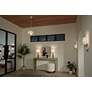 6_Uttermost Aerina 60"W Gray Faux Shagreen Wood Console Table in scene
